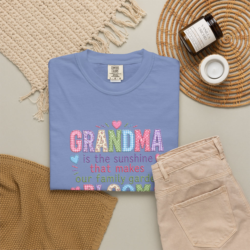 Grandma Is the Sunshine That Makes Our Family Garden Bloom T-Shirt