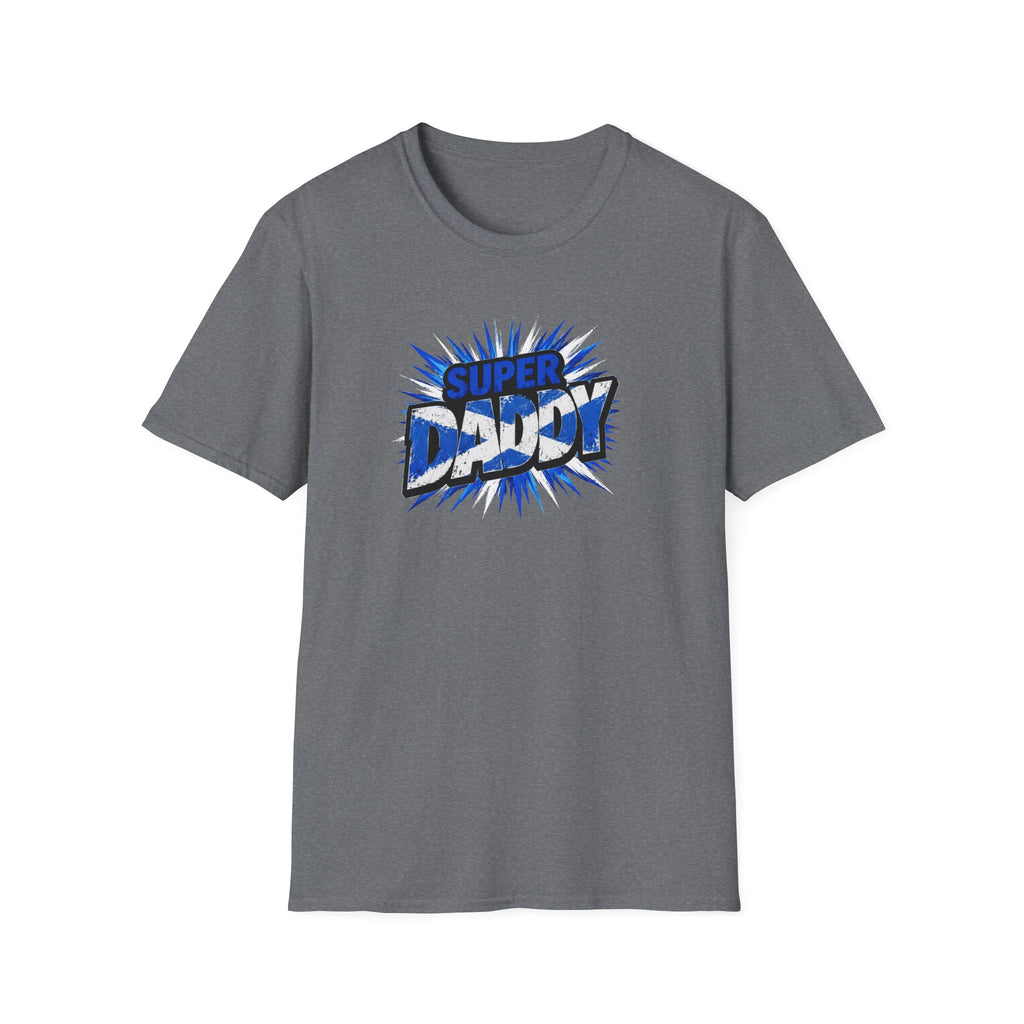Super DADDY Scotland Flag themed T-Shirt