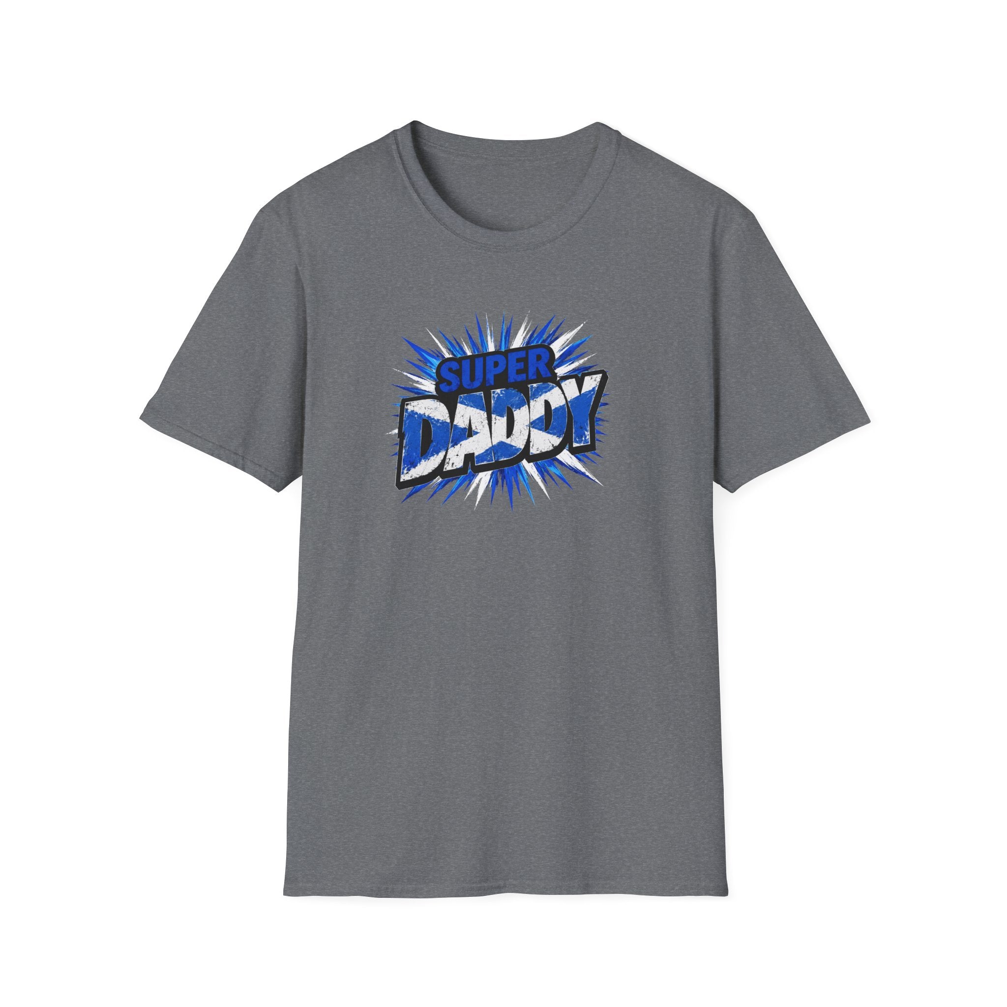 Super DADDY Scotland Flag themed T-Shirt