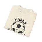 Papa’s Little Football Buddy T-Shirt — Personalized Soccer Dad Tee
