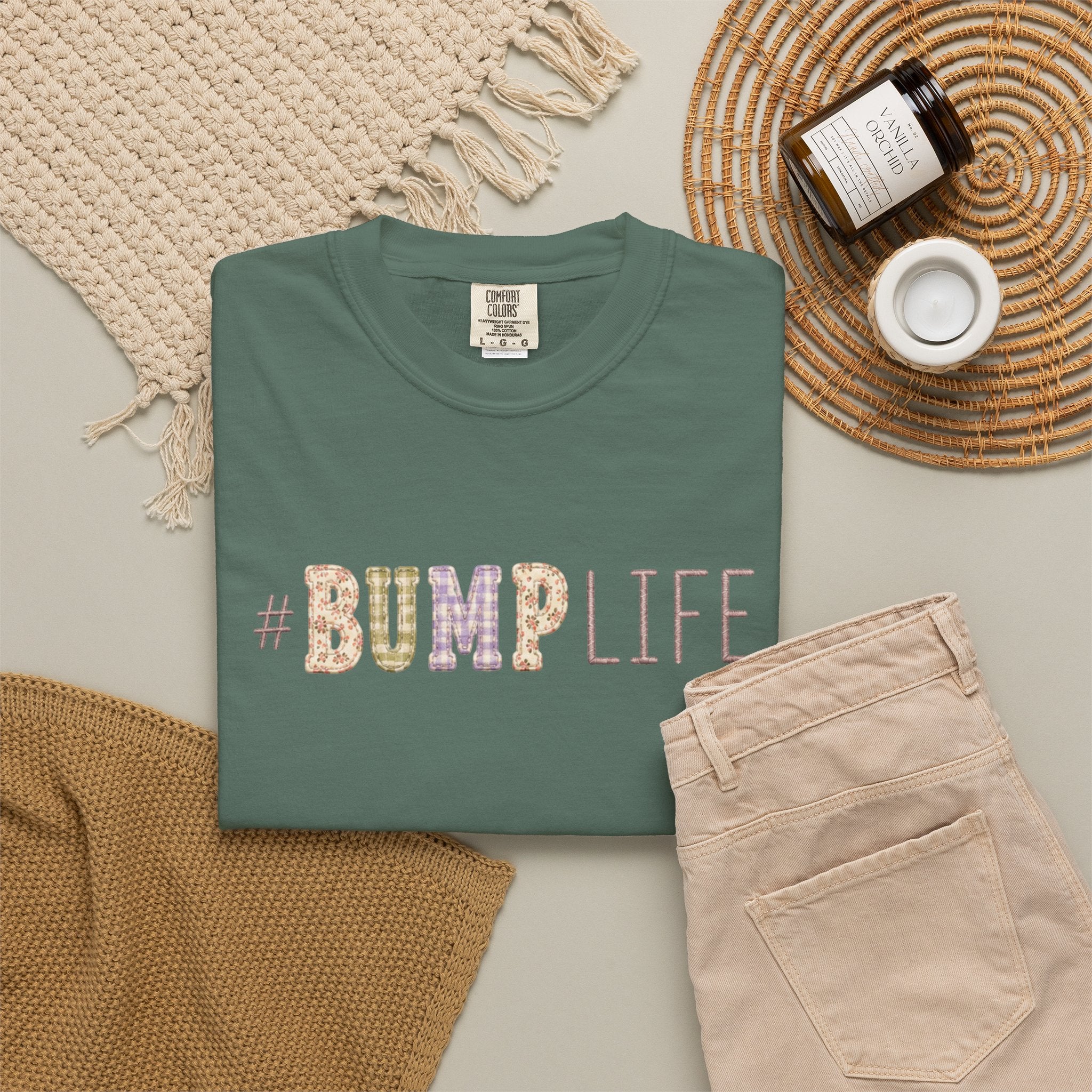 #BUMP LIFE Maternity Tee — Cute Pregnancy Shirt for Expecting Moms