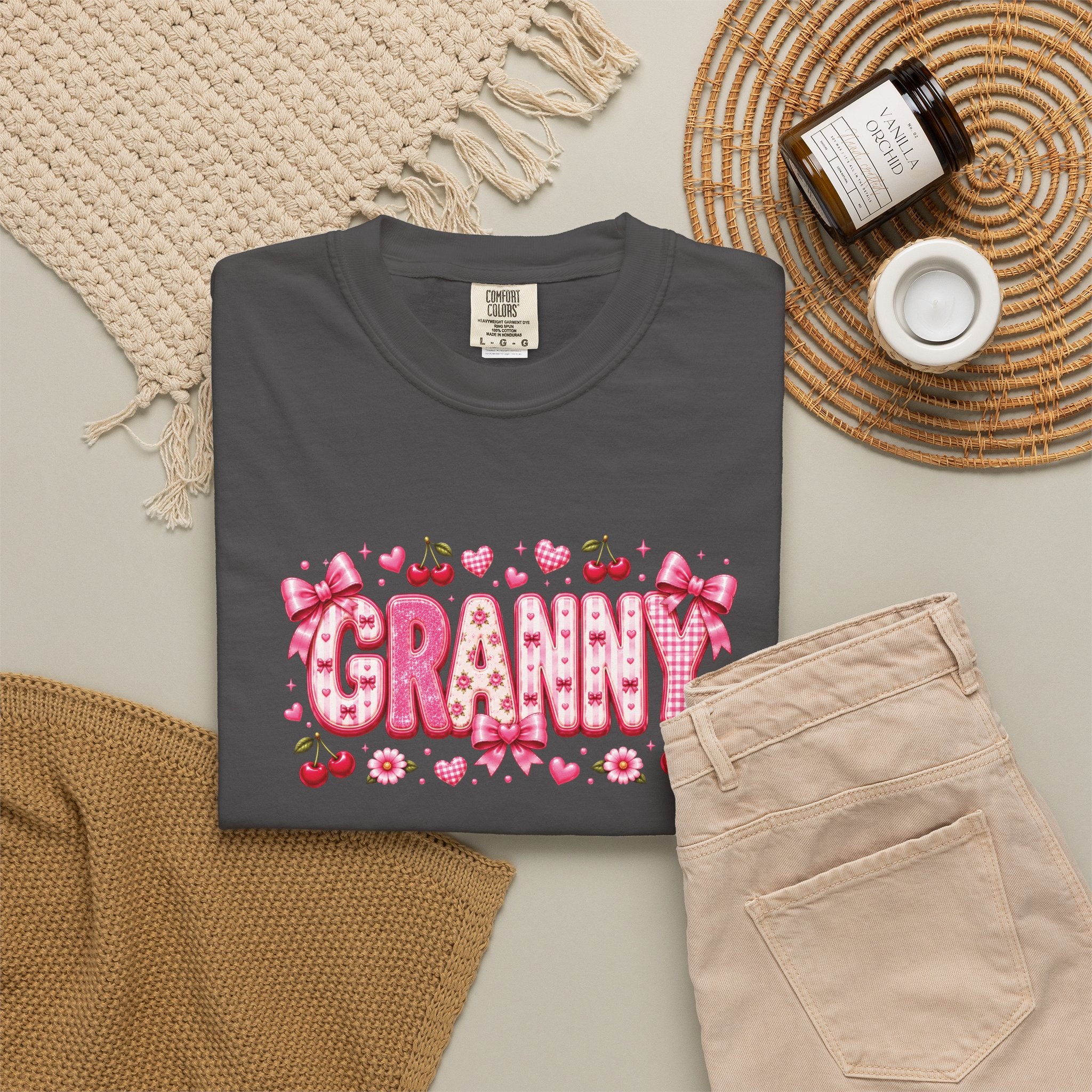 GRANNY Floral Heart T-Shirt