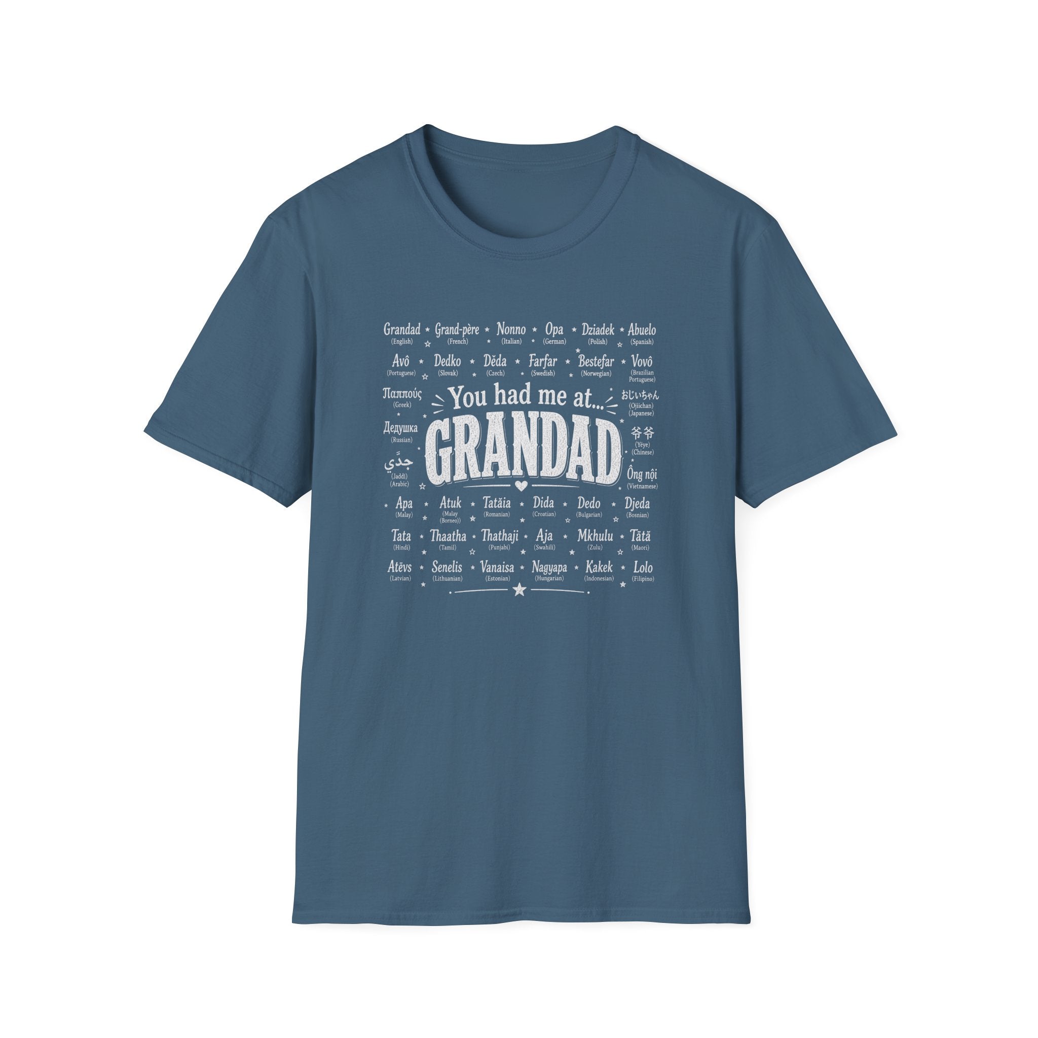 Grandad Word Cloud T-Shirt — "You had me at... GRANDAD" Father’s Day Gift