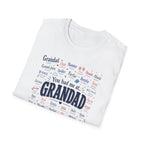 Grandad Word Cloud T-Shirt — "You had me at... GRANDAD" Father’s Day Gift