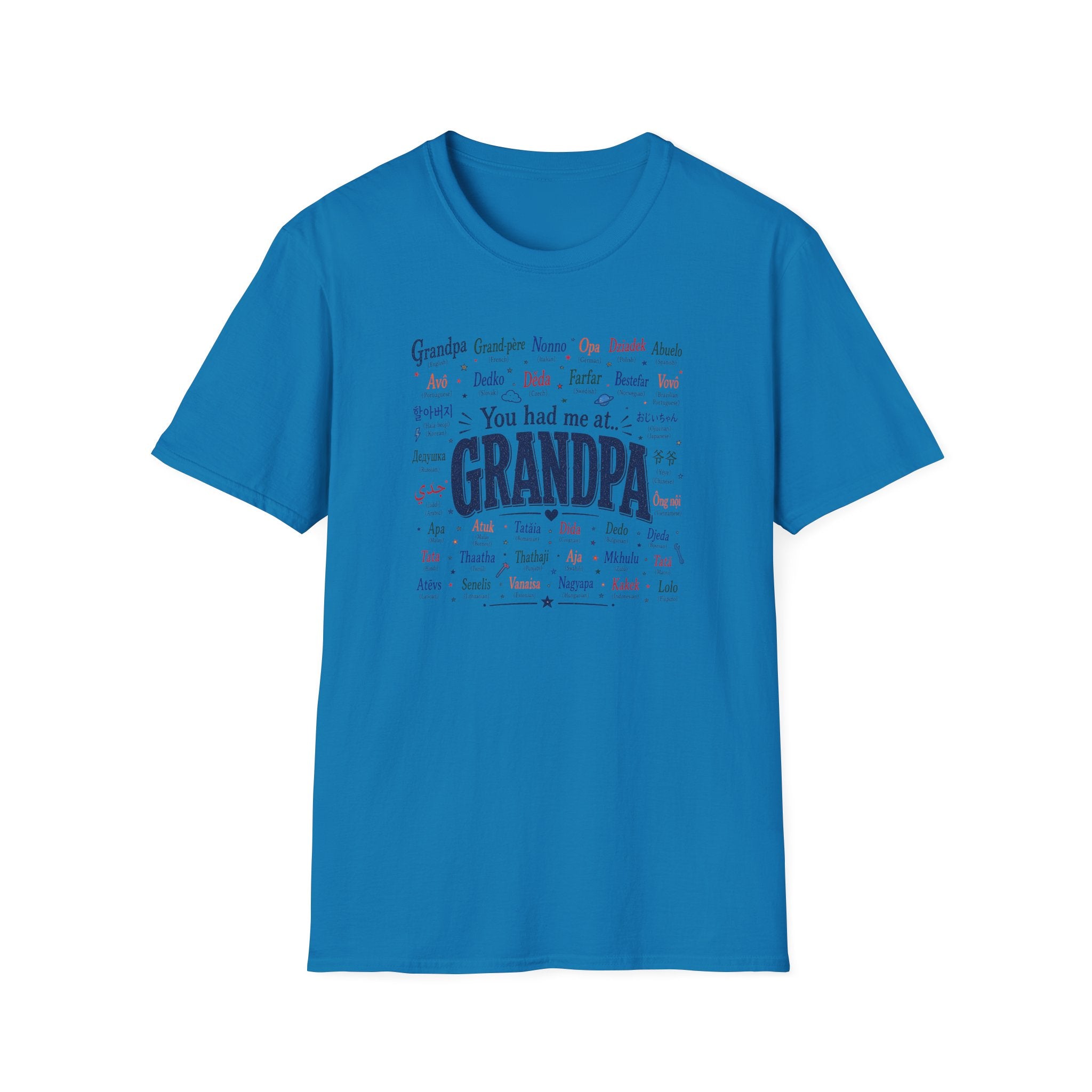 You Had Me at Grandpa T-Shirt — Retro Family Name Gift for Grandfathers