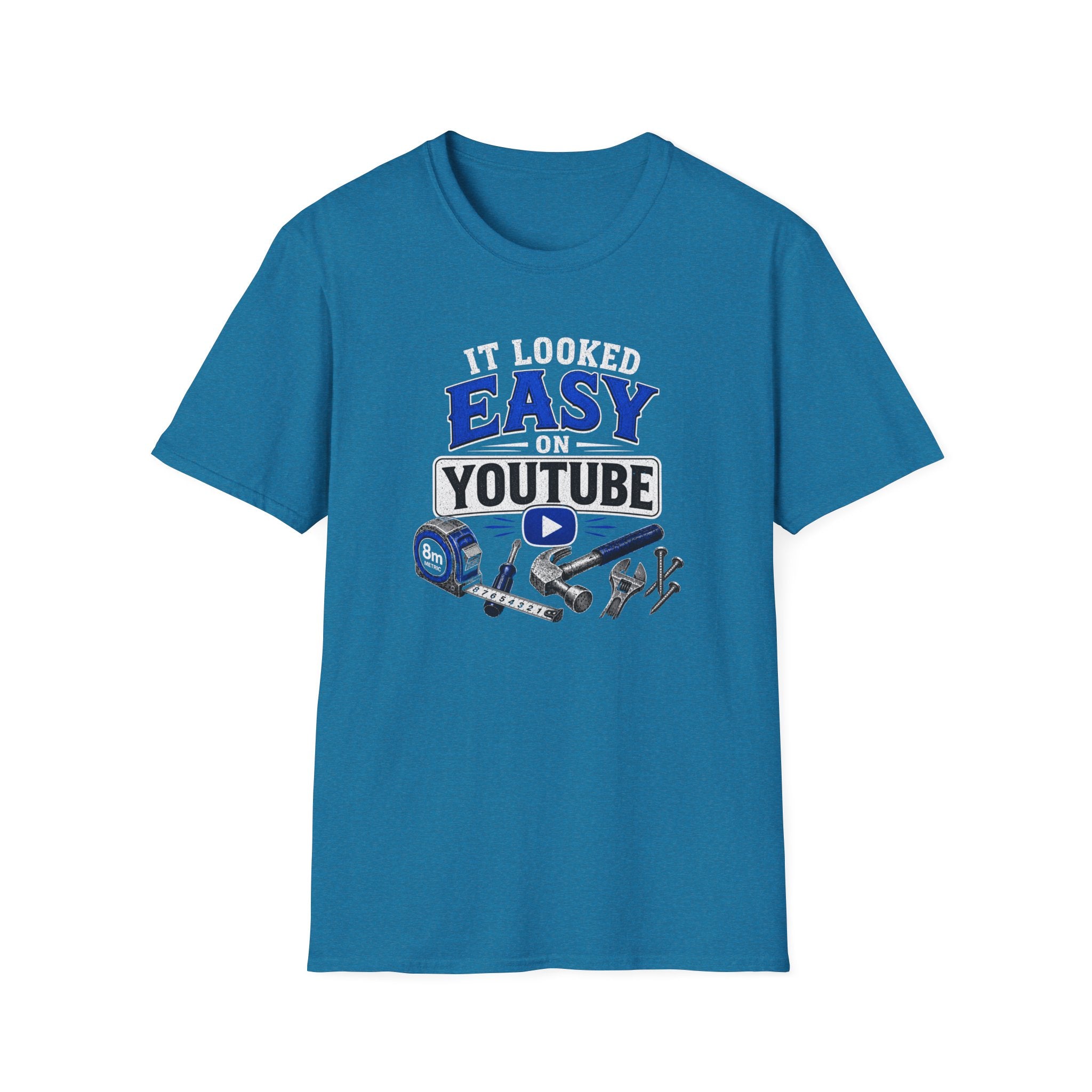 It Looked Easy on YouTube T-Shirt — Funny DIY & Mechanic Gift
