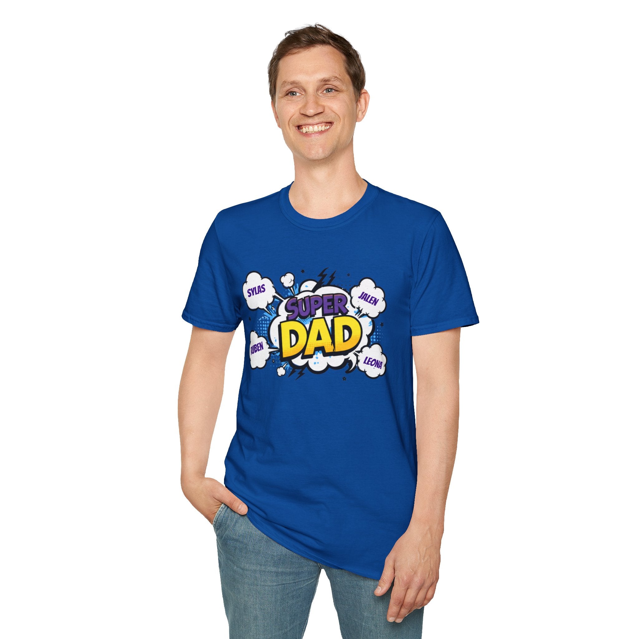 Super Dad Comic Graphic T-Shirt — Father’s Day Gift Tee