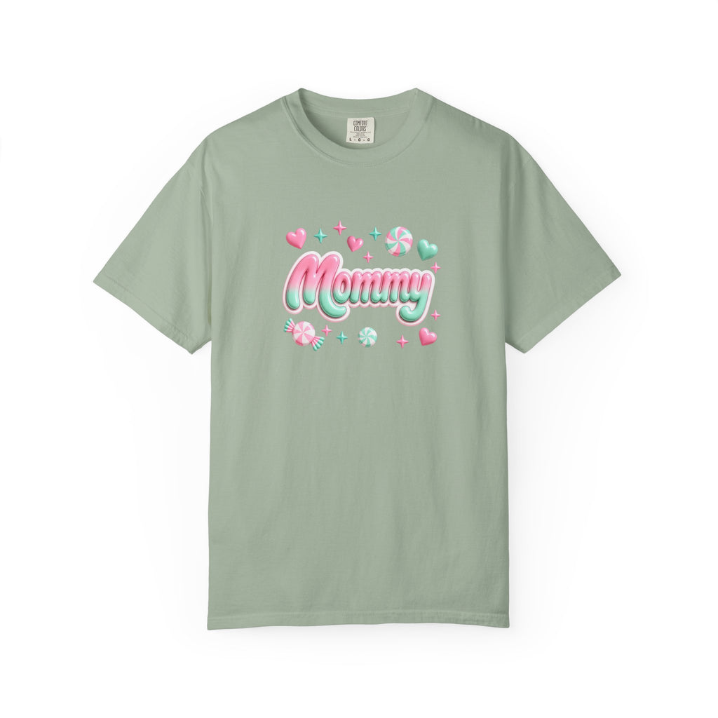 Mommy Pastel Candy Script T-Shirt