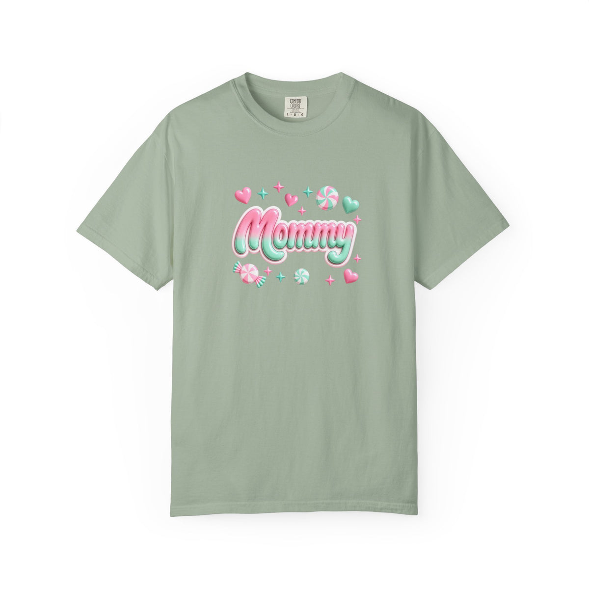 Mommy Pastel Candy Script T-Shirt