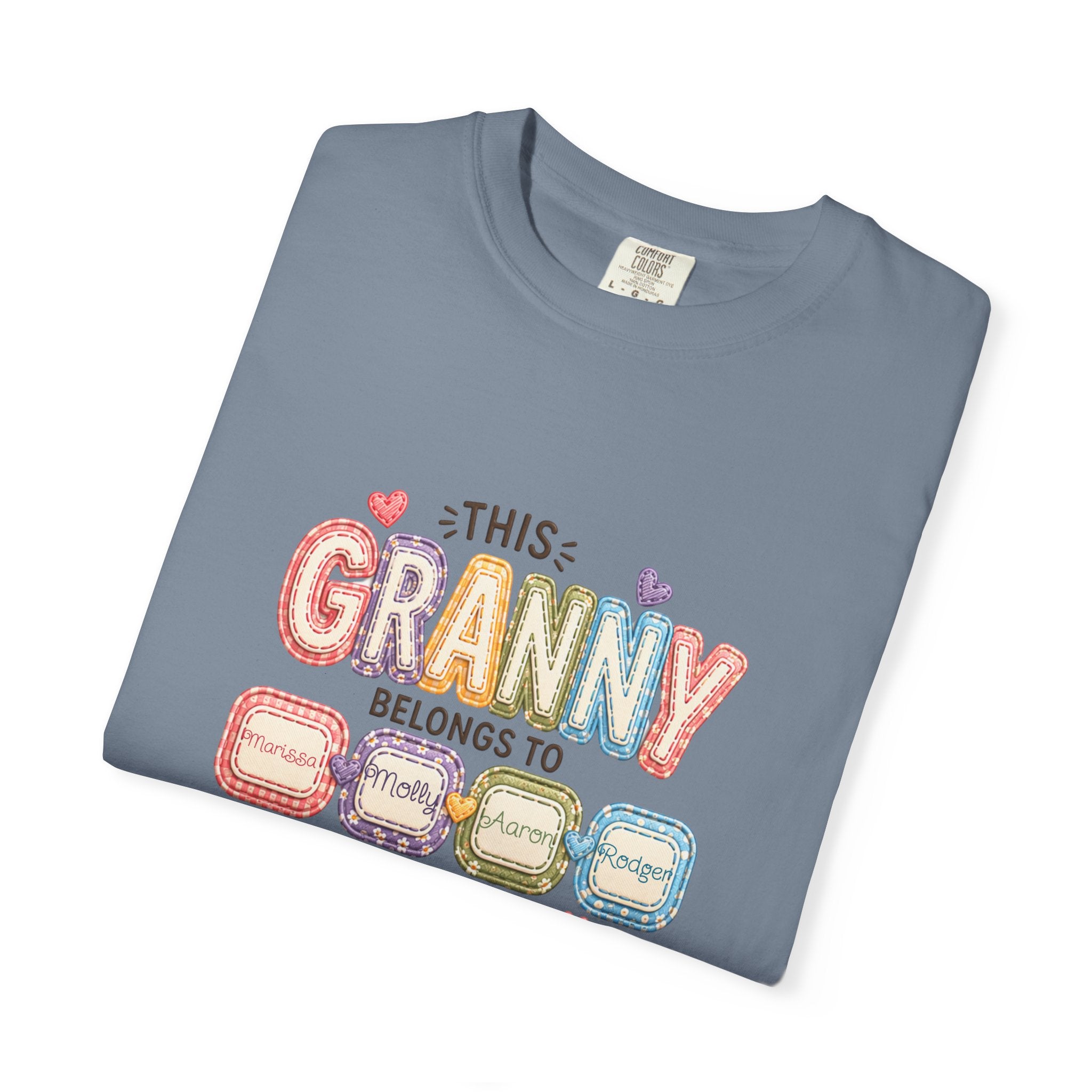 Granny Belongs To Grandkids T-Shirt — Cute Floral Grandma Gift