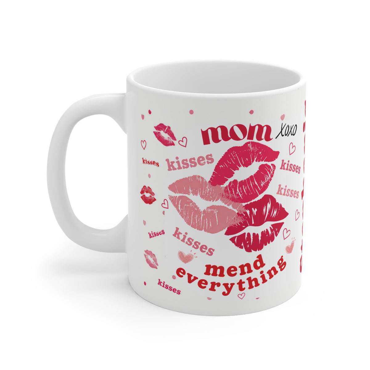 MOM Kisses Mend Everything Mug — Personalised