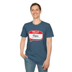 Hello My Name Is “Papa” T-Shirt — Funny Dad Name Tag Tee for Father’s Day