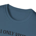 Grandad Biscuits T-Shirt — "I Only Visit Grandad for the Biscuits" Funny Grandpa Tee