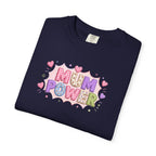 Mum Power T-Shirt — Cute Pink Heart Mothers Day Tee
