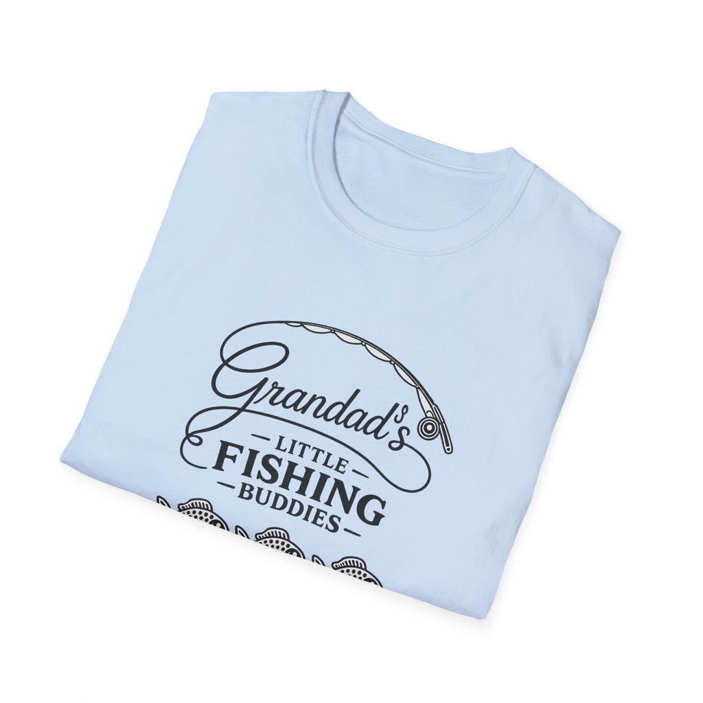 Granddad's Little Fishing Buddies T-Shirt — Grandpa & Kids Fishing Gift