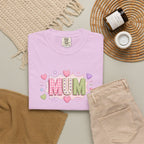 MUM Heart Patch Graphic T-Shirt — Cute Floral Mother’s Day Gift