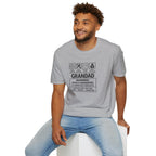Funny Grandad T-Shirt — Spoils Grandchildren, Loves Biscuits & Hugs