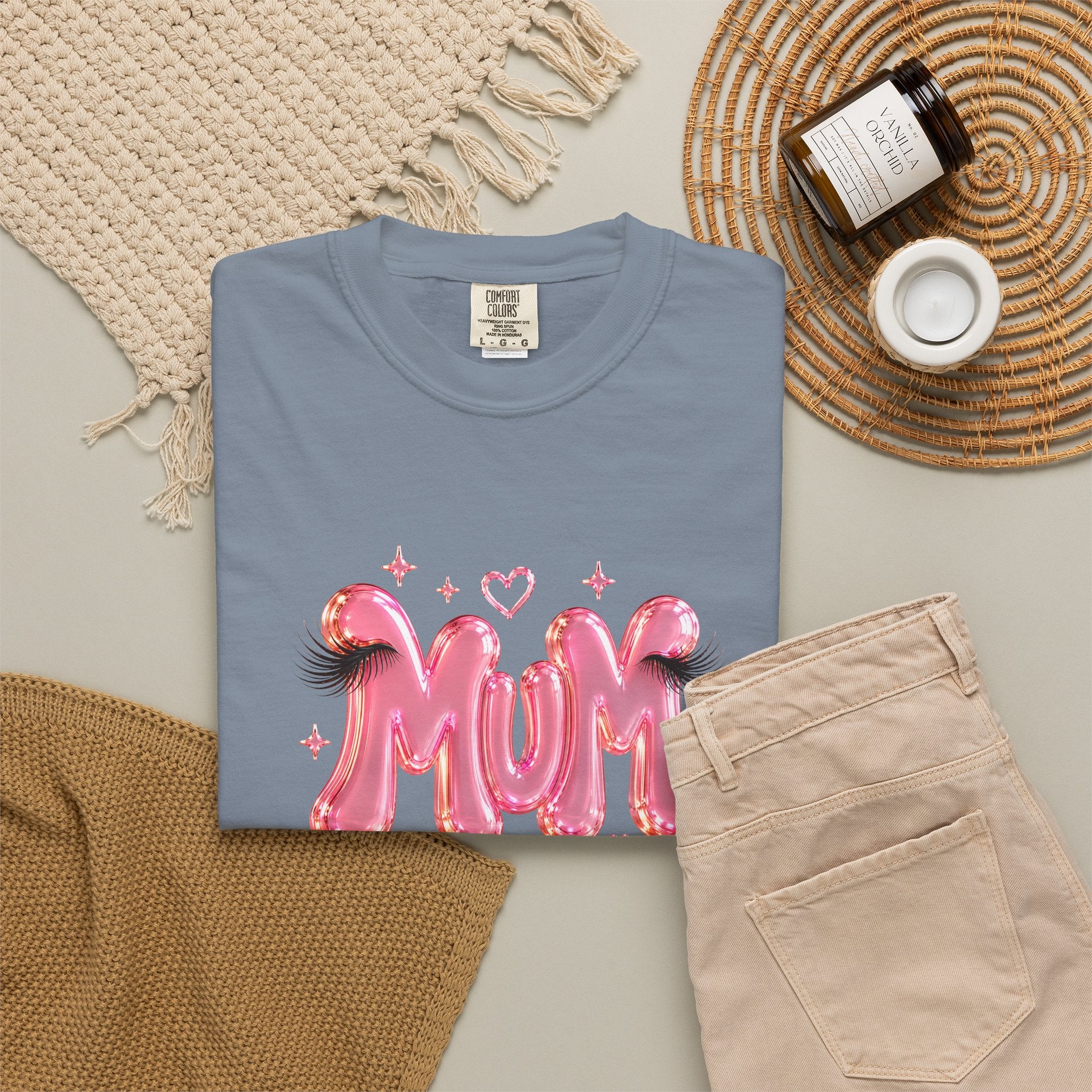 MUM Pink Balloon Eyelashes T-Shirt
