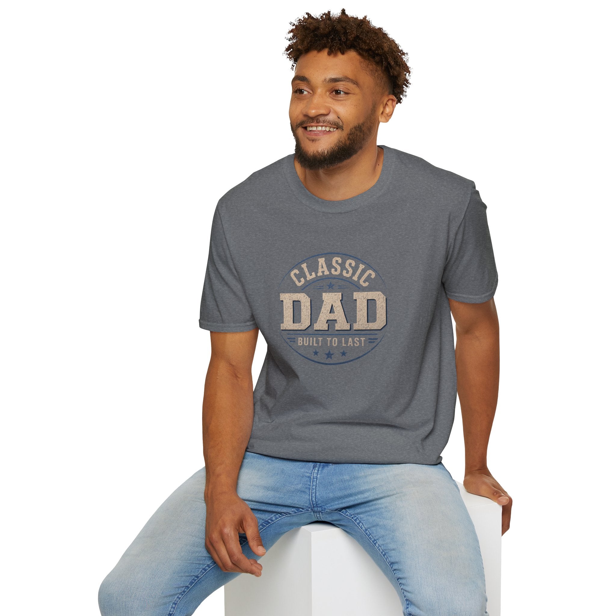 Classic Dad T-Shirt — "Built to Last" Father's Day Tee