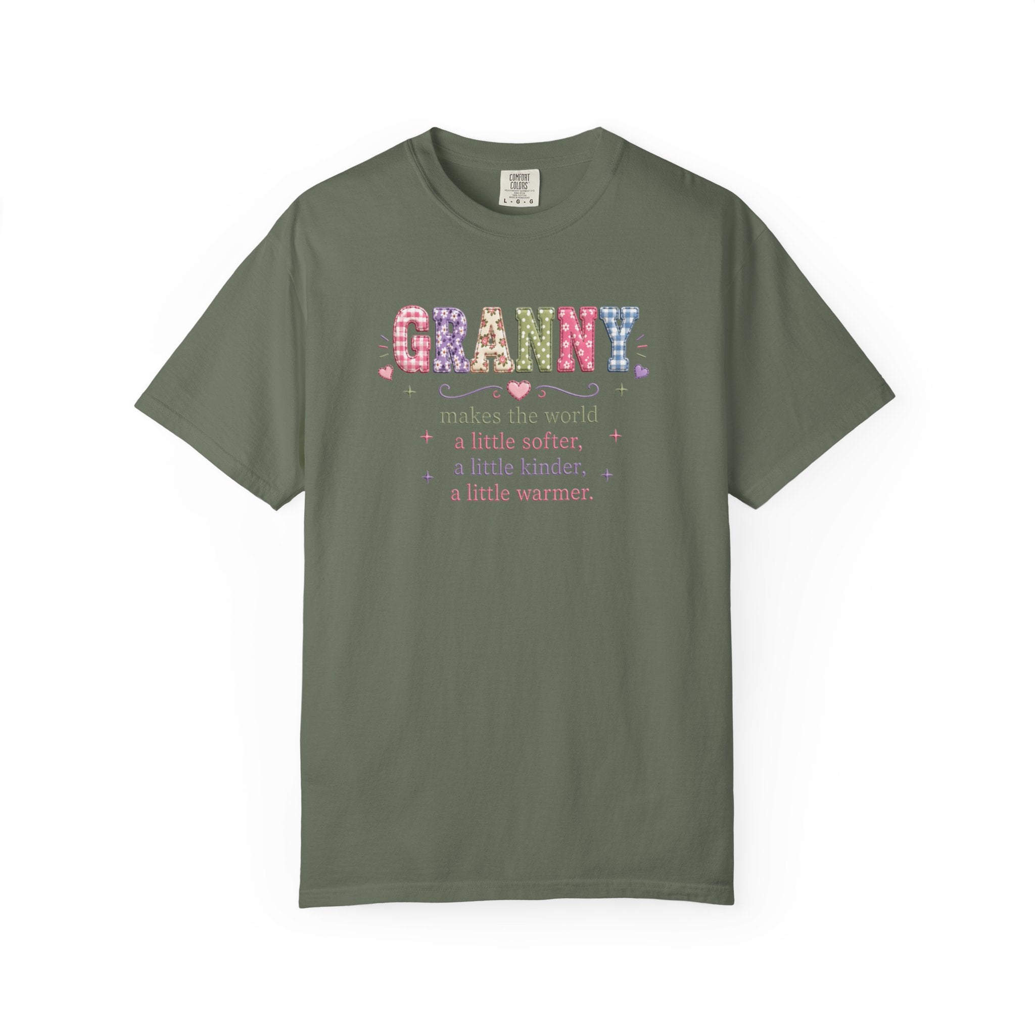 Granny Floral Graphic T-Shirt — "Granny makes the world a little softer, a little kinder, a little warmer"
