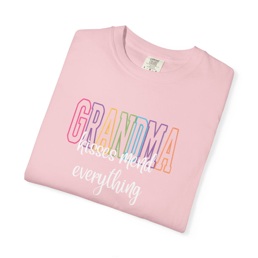 Grandma Kisses Mend Everything T-Shirt — Soft Pastel Mother's Day Gift