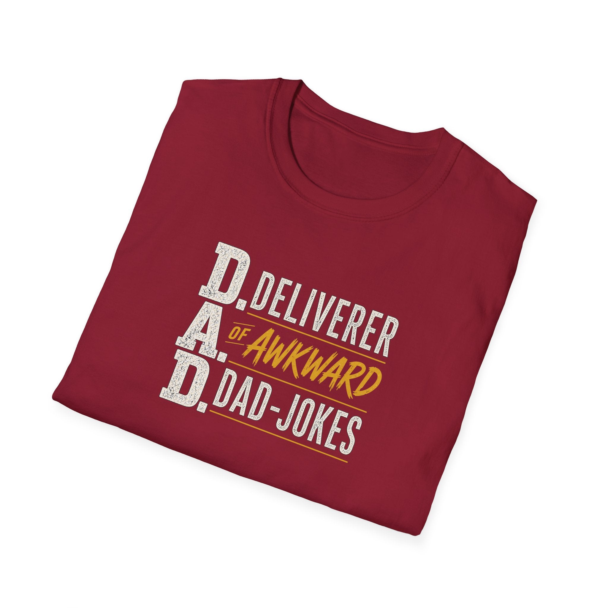 Dad T‑Shirt — D.A.D. "Deliverer of Awkward Dad‑Jokes" Funny Fathers Day Tee