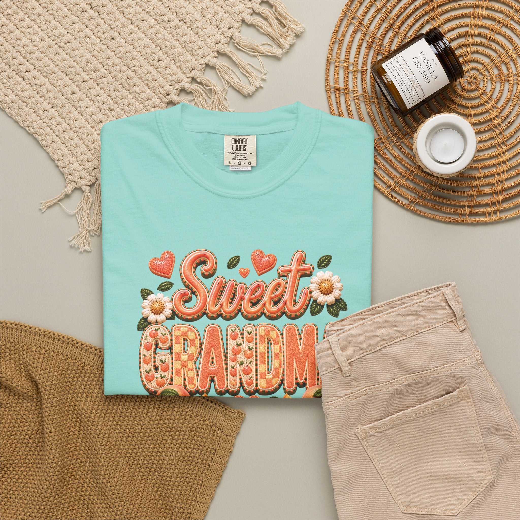 Sweet GRANDMA Peach Tee