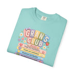Grans Club Rules T-Shirt — Cute Floral Grandma Shirt, Funny Grandmother Gift for Mother's Day