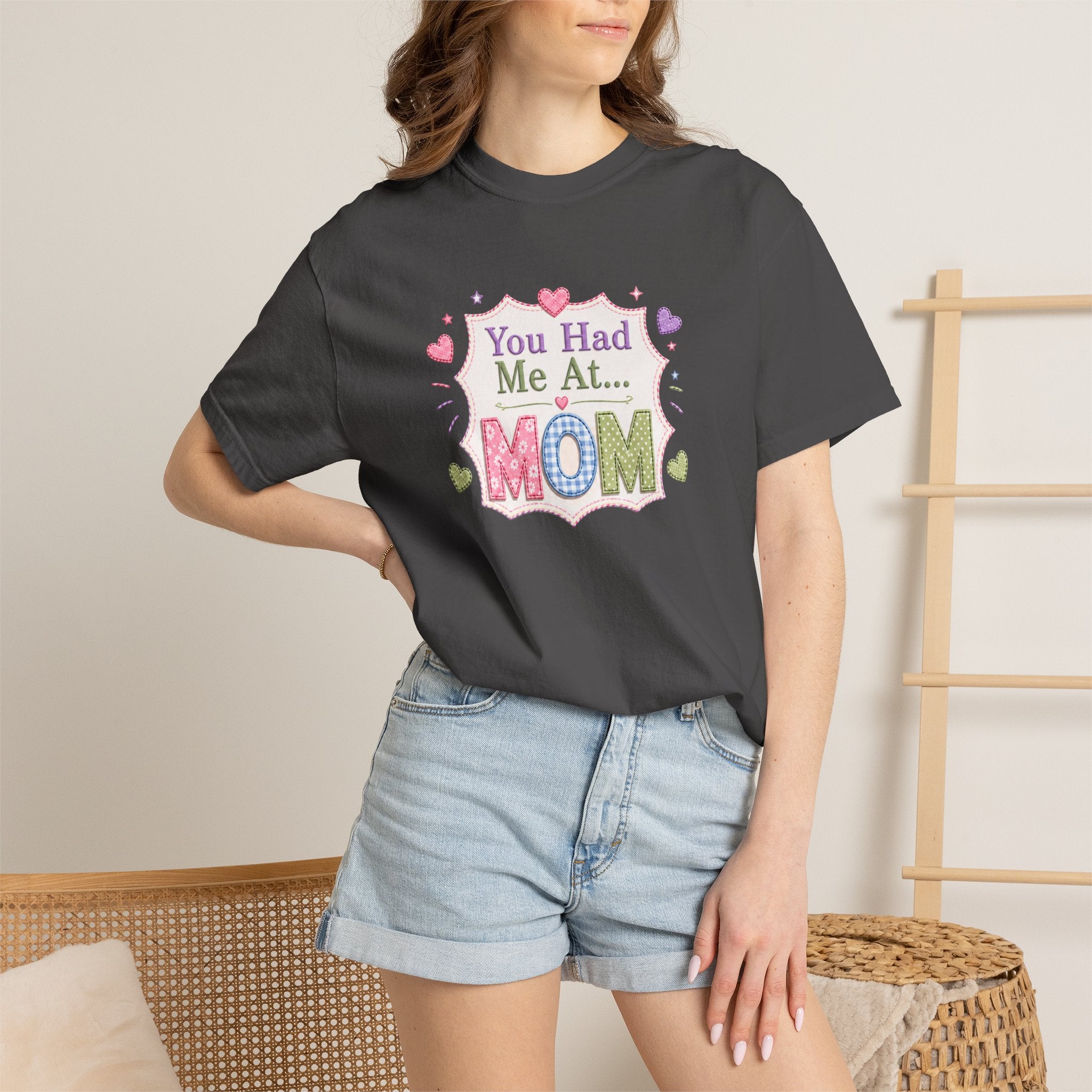 You Had Me at... MOM T-Shirt – Cute Pastel Mother's Day Tee