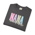 NANA Pastel Patchwork T-Shirt — "The Heart of Our Family" Gift