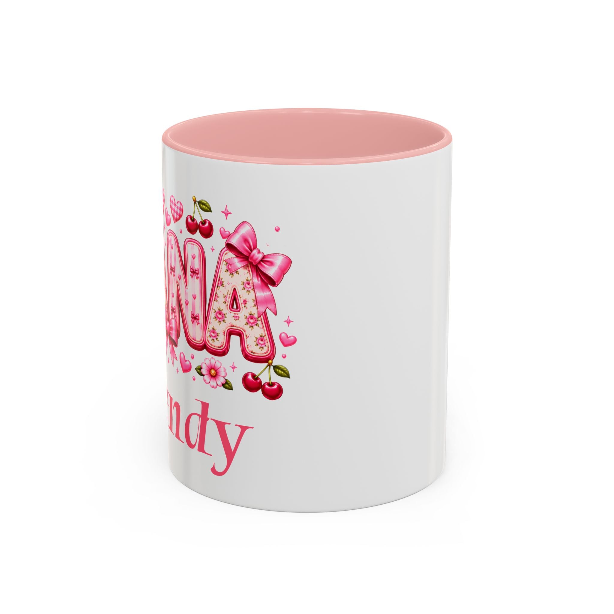 "NANA" Floral Blossom Mug — Personalise
