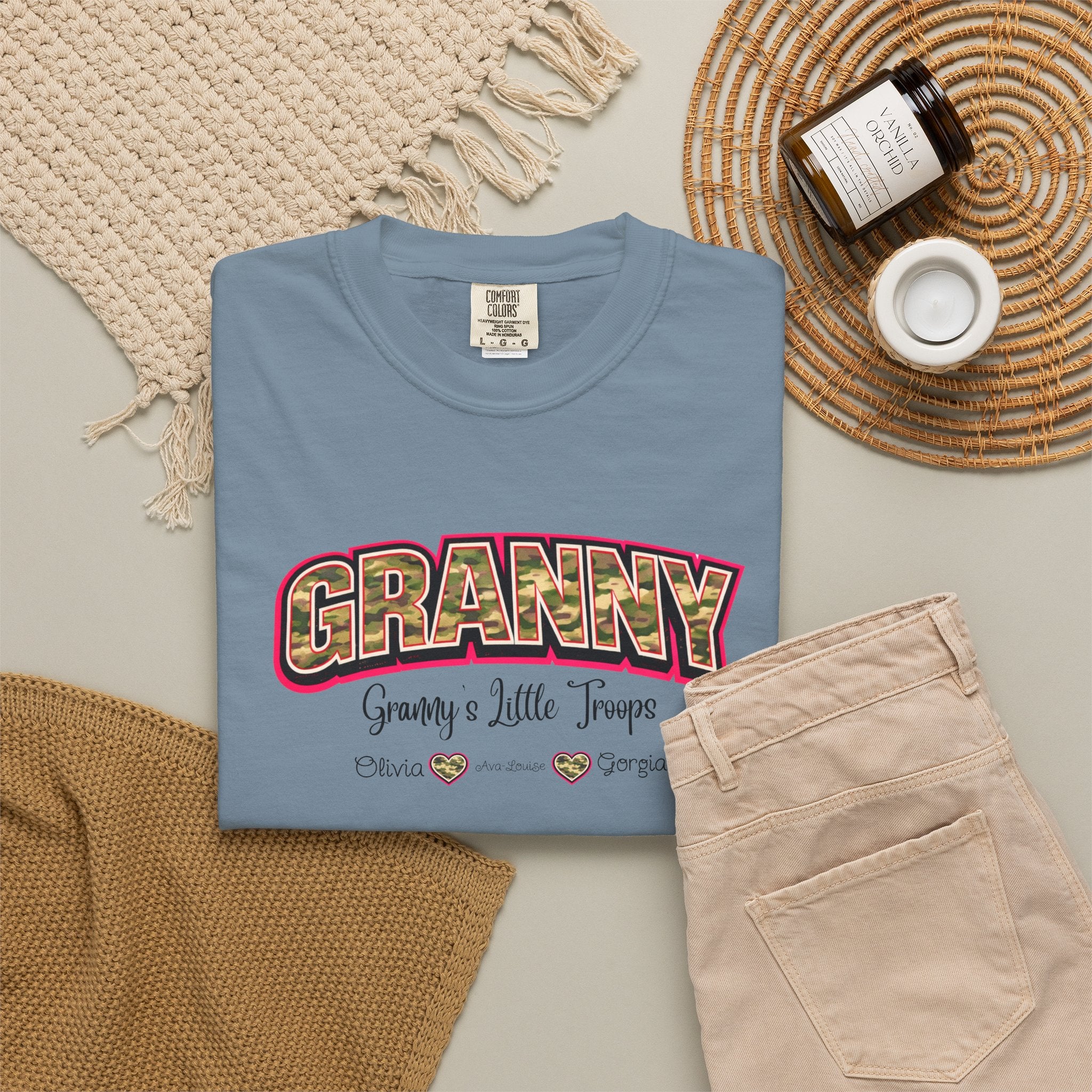 Granny Graphic T-Shirt — 'Granny & Little Trump' Retro Family Tee