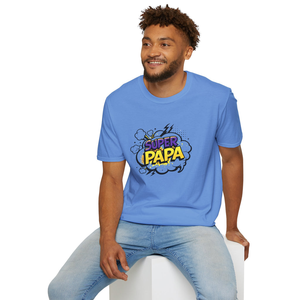 Super Papa T-Shirt — Comic Book Style Father’s Day Tee