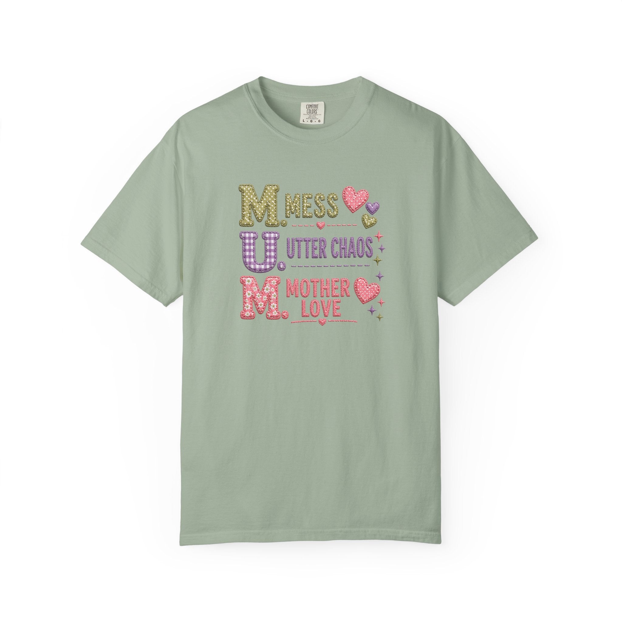 M.U.M. T‑Shirt — "Mess, Utter Chaos, Mother Love" Cute Mother's Day Tee