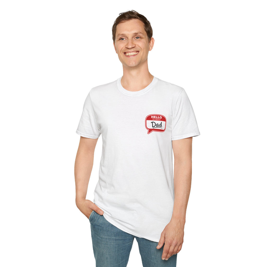 Hello Dad Speech Bubble T-Shirt — Father's Day Gift Tee