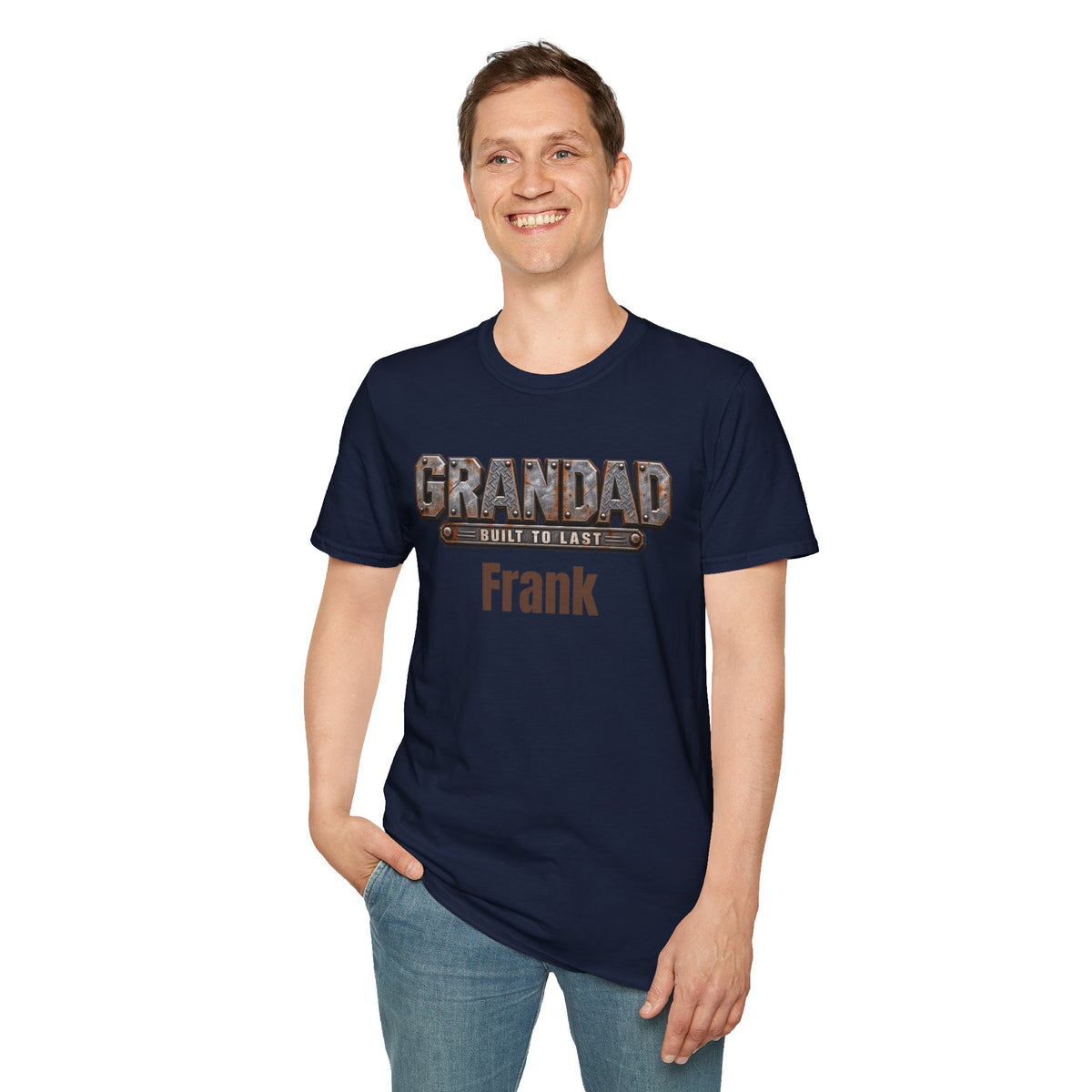 Grandad "Built to Last" T-Shirt — Personalise