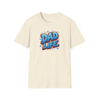 "Dad Life" Blue Graffiti Father T-Shirt