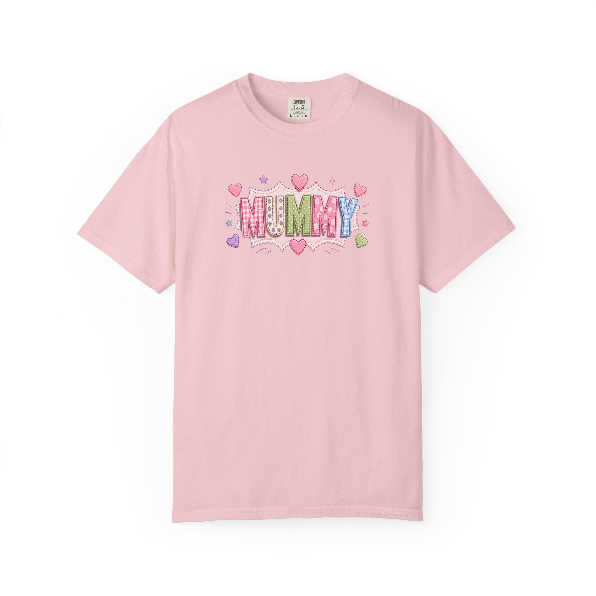 Mummy Heart Graphic T-Shirt — Cute Pastel ‘MUMMY’ Design, Mother’s Day Gift