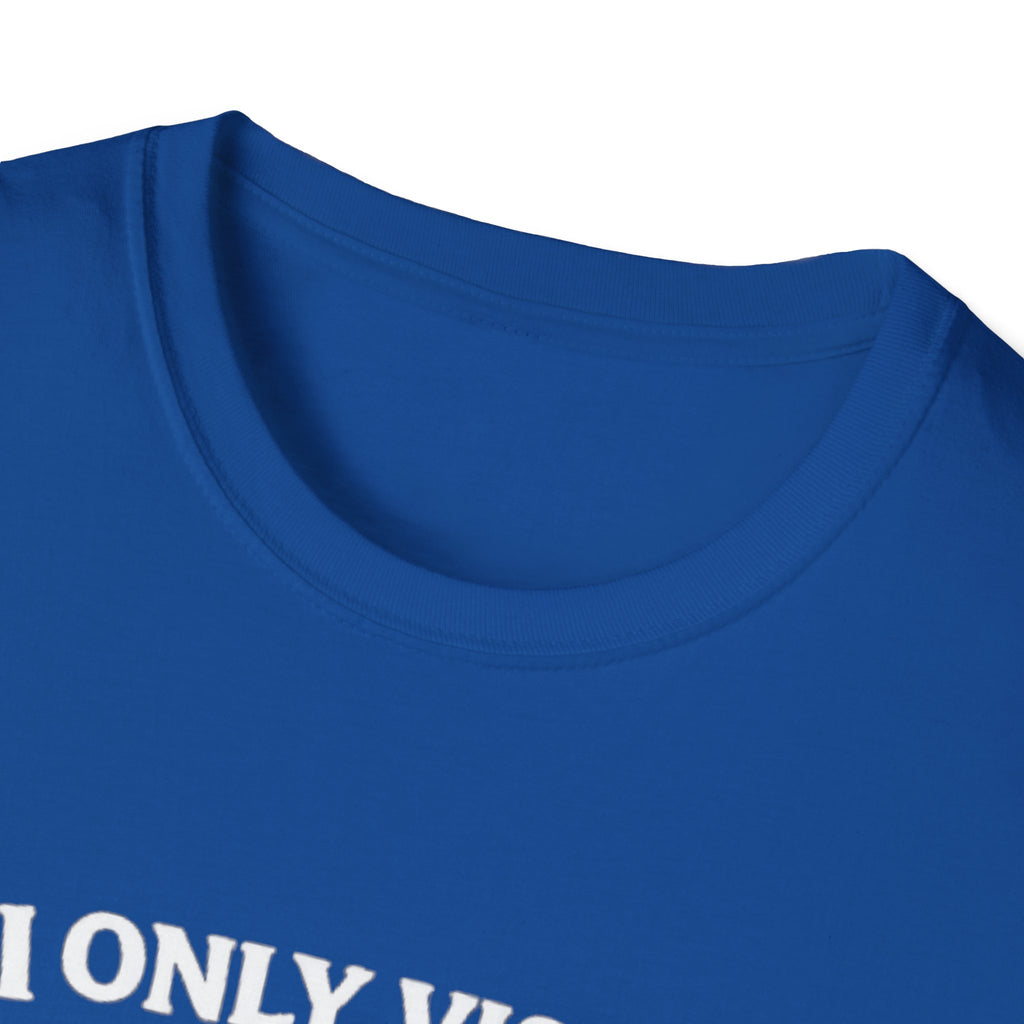Grandad Biscuits T-Shirt — "I Only Visit Grandad for the Biscuits" Funny Grandpa Tee