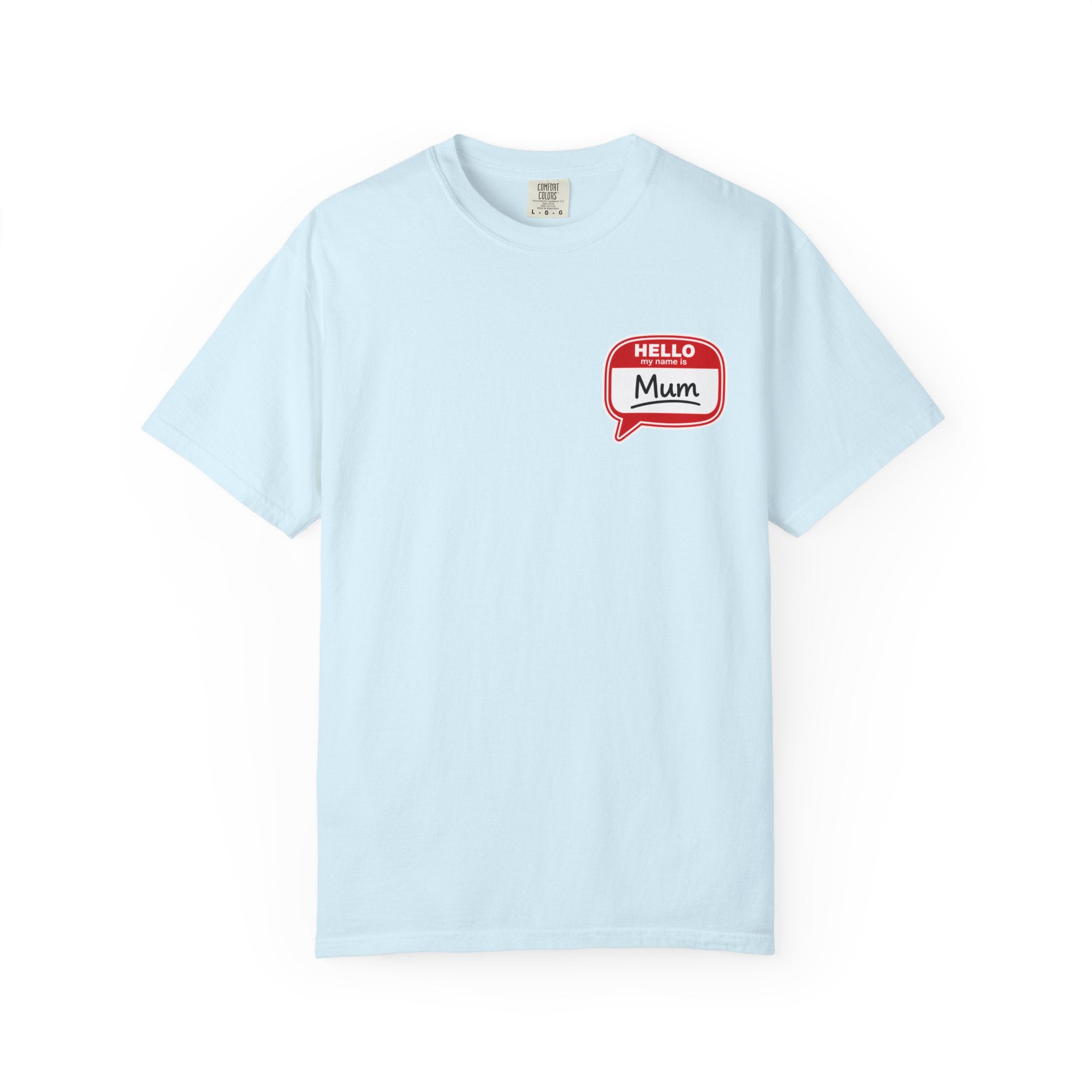 Hello Mum Speech Bubble T-Shirt — Cute Retro Mom Graphic Tee