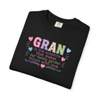 Grandma Floral T-Shirt — "GRAN is the sunshine that makes our family garden bloom with love"