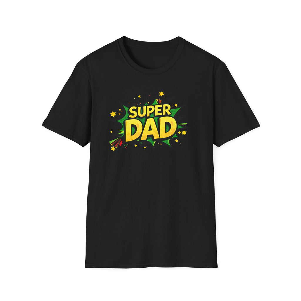 Super Dad Comic-Style T-Shirt — Father's Day Gift Tee