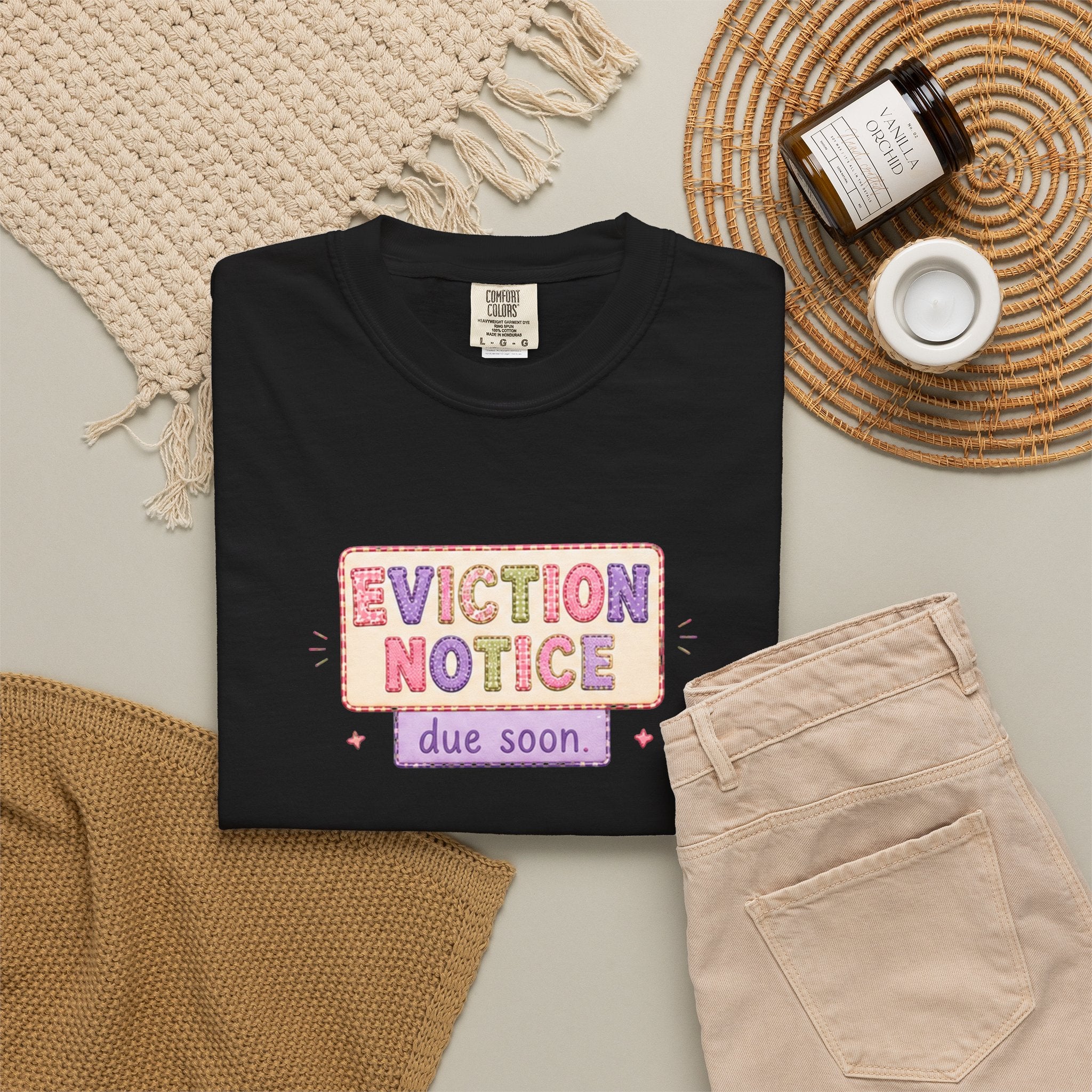 Eviction Notice "Due Soon" Graphic T-Shirt