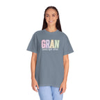 Gran Loves Her Crew T-Shirt — Pastel Grandma Shirt for Mother's Day & Family Gifts