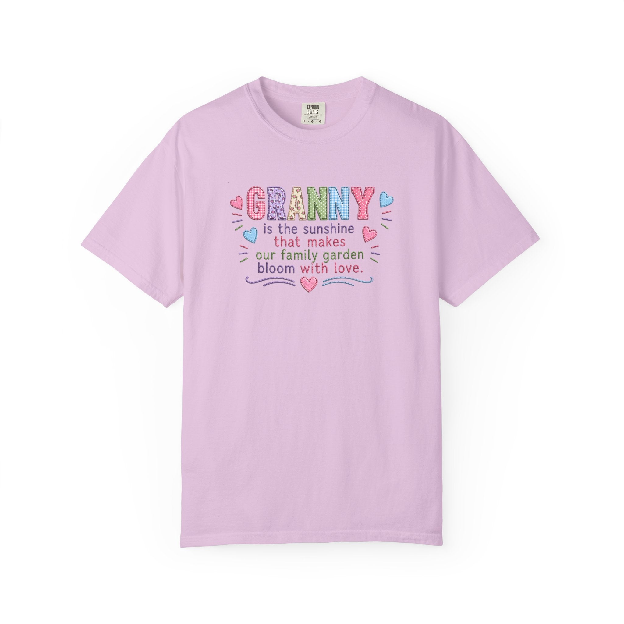 Granny Floral Tee — "Granny is the sunshine that makes our family garden bloom with love"