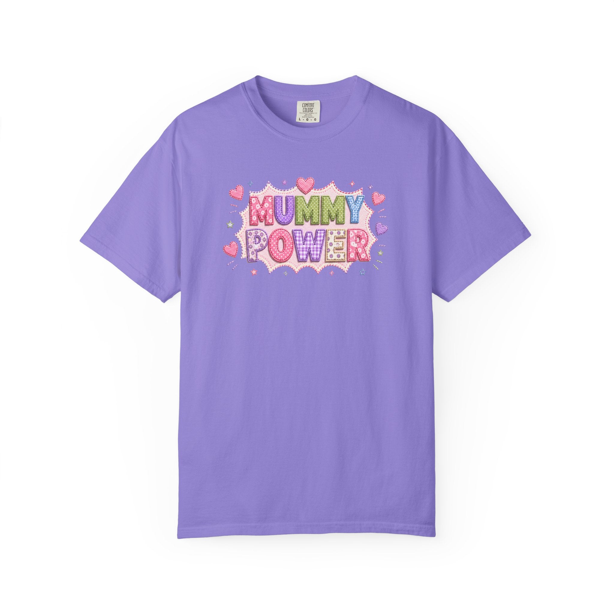 Mummy Power T-Shirt — Cute Pink Heart Mother's Day Tee