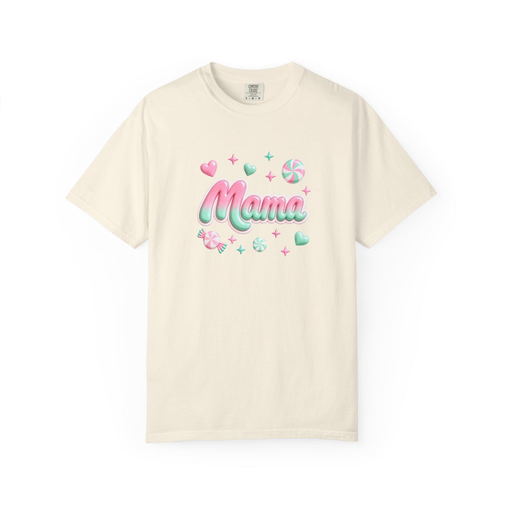 Mama Pastel Candy Script T-Shirt