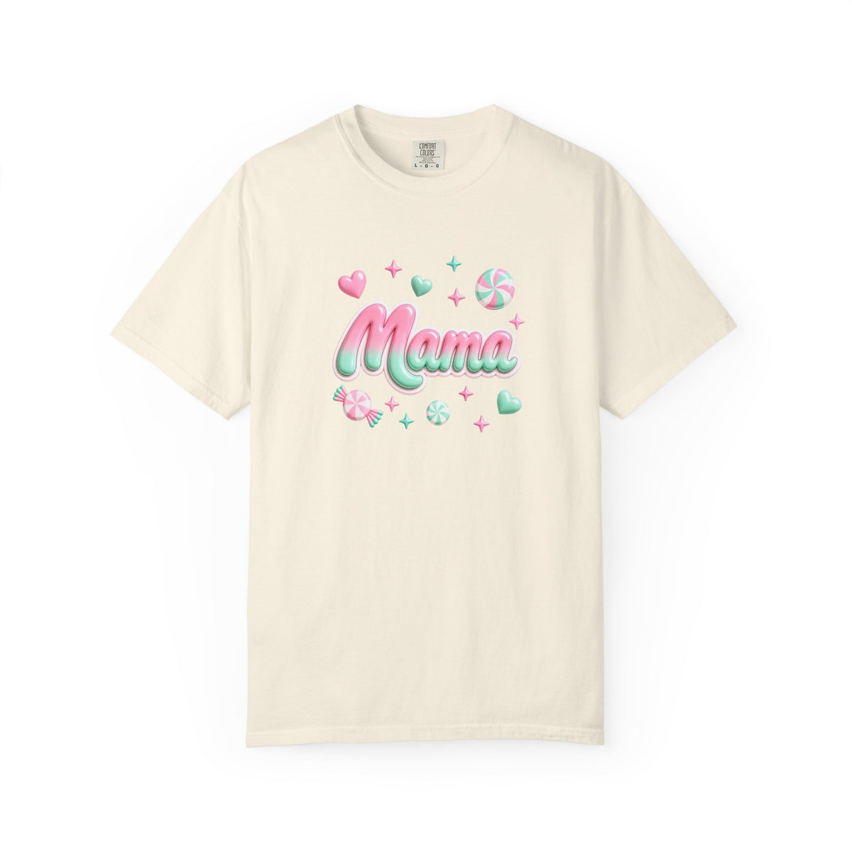 Mama Pastel Candy Script T-Shirt