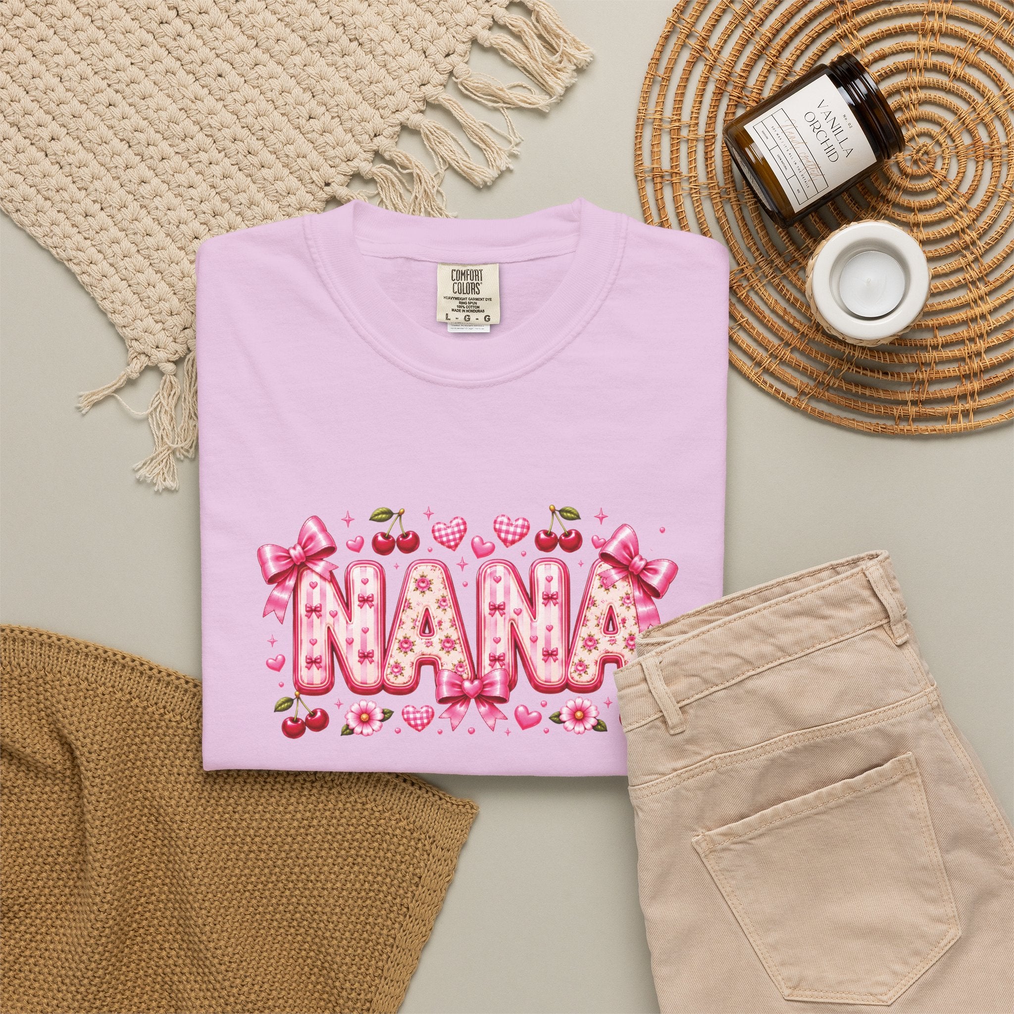NANA Floral Heart T-Shirt