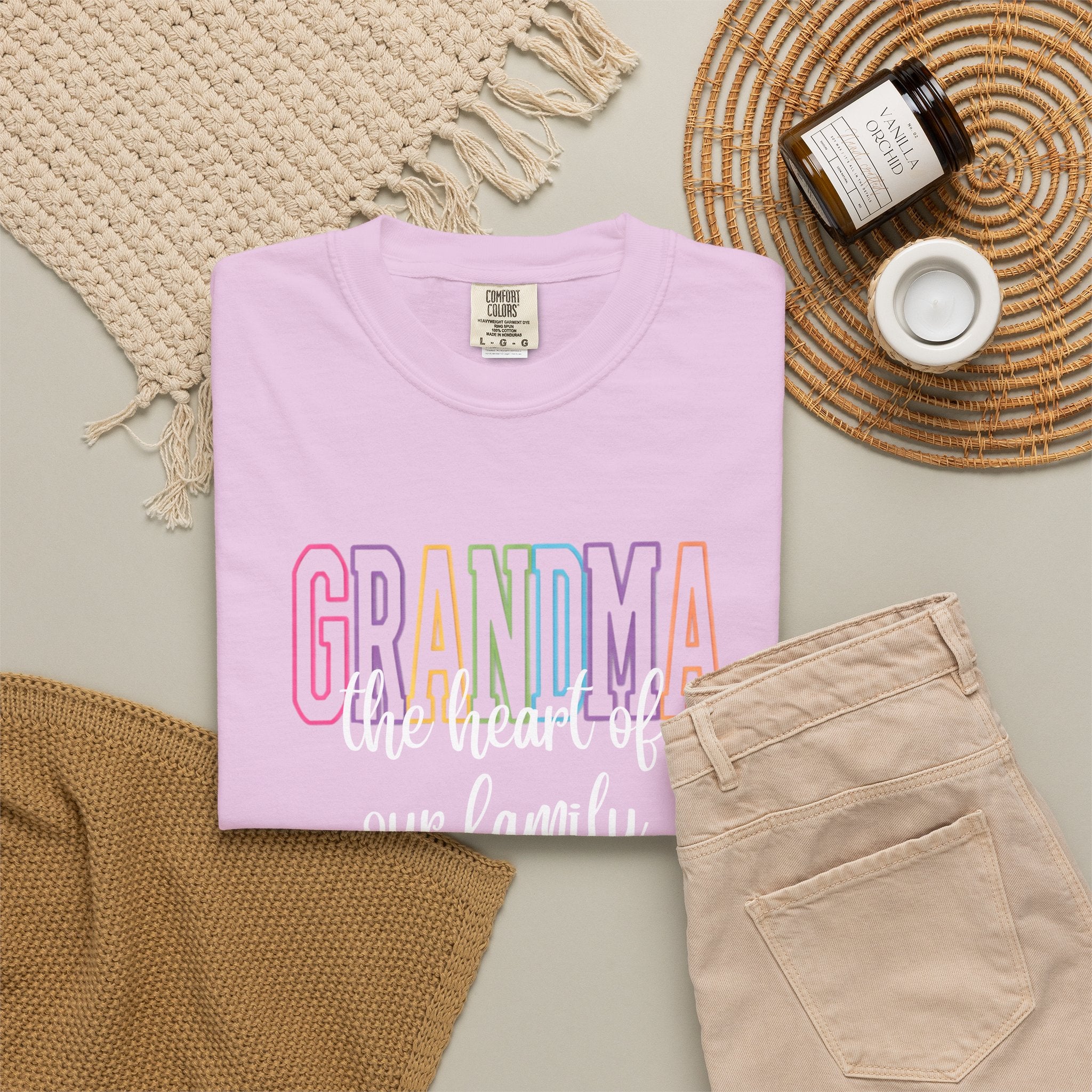 Grandma “the heart of our family” T-Shirt